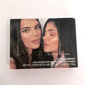 Kylie Cosmetics kendall collection blush and highlighter cheek quad